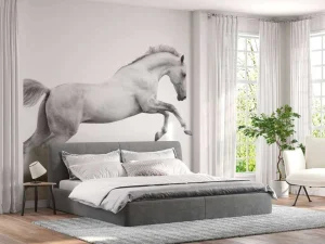 New Hengst op het Zand fotobehang Dieren