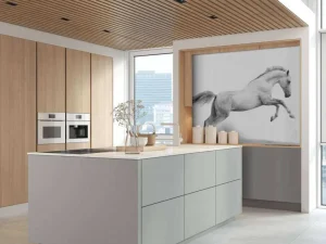 New Hengst op het Zand fotobehang Dieren