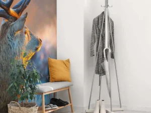 Discount Hert met Wazige achtergrond fotobehang Dieren