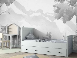 Sale Hertjes in grijstinten Kinderkamer | Dieren
