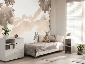 Discount Hertjes in taupe kleur Kinderkamer | Dieren