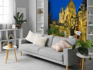 Clearance Het Binnenhof in de avond fotobehang Steden | Architectuur