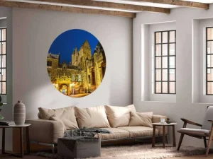 Clearance Het Binnenhof in de avond fotobehang Steden | Architectuur