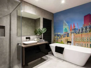 Clearance Het Binnenhof in de lente fotobehang Steden | Architectuur