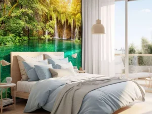 New Het Europese paradijs fotobehang Bloemen