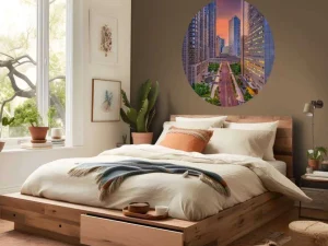 Hot Het financieel district van Tokyo fotobehang Architectuur