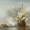 Online Het kanonschot fotobehang Transport | Kunst & Design