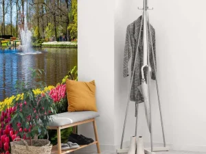 Clearance Het Keukenhof park met tulpen fotobehang Steden | Architectuur