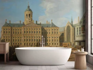 Hot Het stadhuis op de Dam in Amsterdam fotobehang Steden | Architectuur
