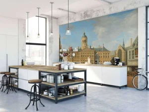 Hot Het stadhuis op de Dam in Amsterdam fotobehang Steden | Architectuur