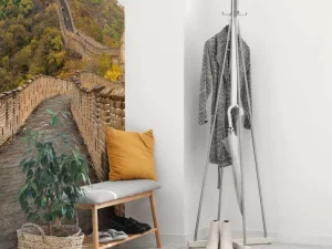 Online Het uitzicht vanaf de Chinese Muur fotobehang Architectuur