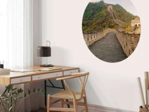 Online Het uitzicht vanaf de Chinese Muur fotobehang Architectuur
