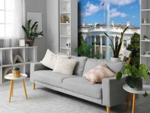 Sale Het Witte Huis in Washington fotobehang Architectuur