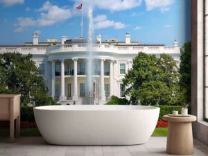 Sale Het Witte Huis in Washington fotobehang Architectuur