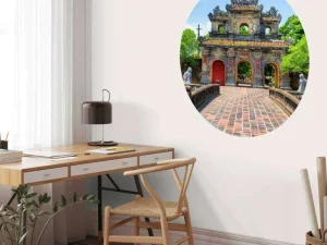 Clearance Hien Nhon Gate in Vietnam fotobehang Architectuur