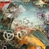 Discount Hiphop en grunge graffiti creatie fotobehang Tienerkamer | Kunst & Design