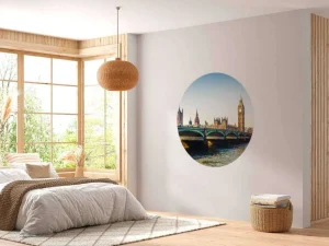 New Historisch Londen in de ochtend fotobehang Architectuur