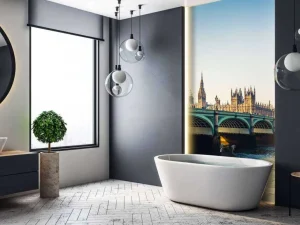New Historisch Londen in de ochtend fotobehang Architectuur