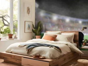 Best Hockeystadion fotobehang Tienerkamer | Sport