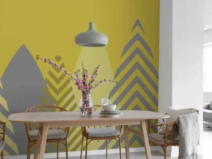 Outlet Hoge bergen, geel Kinderkamer
