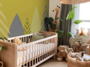 Outlet Hoge bergen, geel Kinderkamer