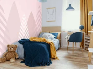 Clearance Hoge bergen, roze Kinderkamer