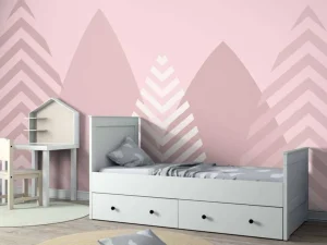 Clearance Hoge bergen, roze Kinderkamer
