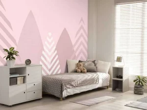 Clearance Hoge bergen, roze Kinderkamer