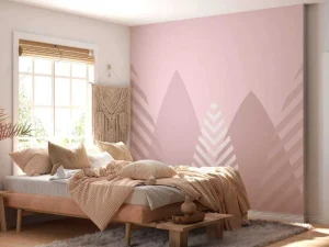 Clearance Hoge bergen, roze Kinderkamer