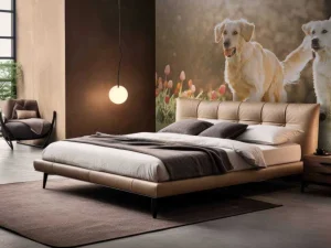 Outlet Honden in een parkje fotobehang Dieren
