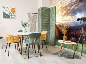 Online Honkbalstadion bij zonsondergang fotobehang Tienerkamer | Kinderkamer