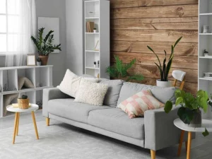 Outlet Horizontale houten planken fotobehang Hobbykamer | Gang
