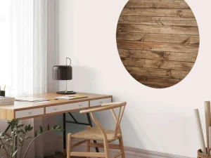 Outlet Horizontale houten planken fotobehang Hobbykamer | Gang