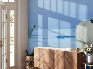Discount IJsberen op drijfijs fotobehang Dieren