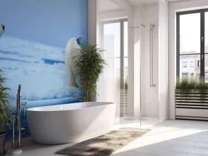 Discount IJsberen op drijfijs fotobehang Dieren
