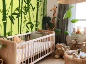 Hot Illustratie van bamboebos Kinderkamer