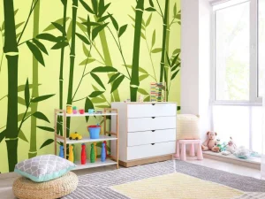 Hot Illustratie van bamboebos Kinderkamer