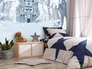 Fashion Ingesneeuwd sprookjesbos fotobehang Kinderkamer | Babykamer