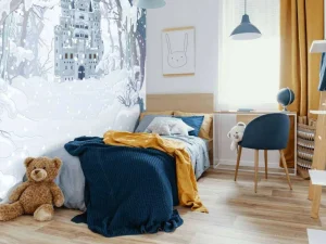 Fashion Ingesneeuwd sprookjesbos fotobehang Kinderkamer | Babykamer