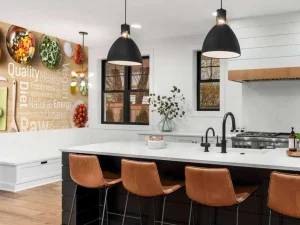 Online Ingrediënten met woorden fotobehang Keuken