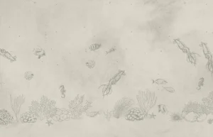Online Inktvissen zee groen Kinderkamer | Dieren