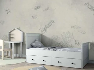 Online Inktvissen zee groen Kinderkamer | Dieren