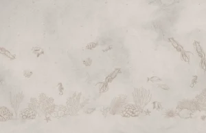 New Inktvissen zee taupe Kinderkamer | Dieren