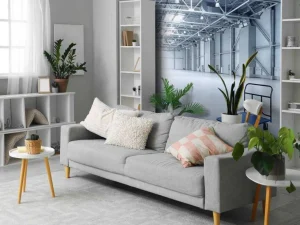 Best Interieur lege opslagplaats fotobehang Architectuur
