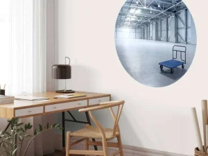 Best Interieur lege opslagplaats fotobehang Architectuur