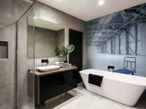 Best Interieur lege opslagplaats fotobehang Architectuur