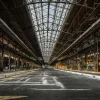 Outlet Interieur oud fabrieksgebouw fotobehang Architectuur