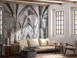 Clearance Interieur universiteit Glasgow fotobehang Architectuur