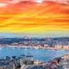 Outlet Istanbul onder een bijzondere hemel fotobehang Architectuur