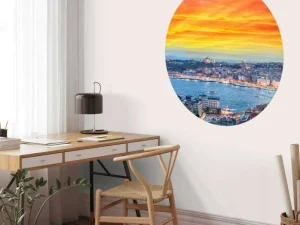 Outlet Istanbul onder een bijzondere hemel fotobehang Architectuur